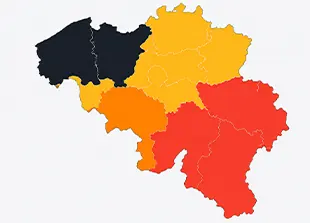 Carte de Belgique